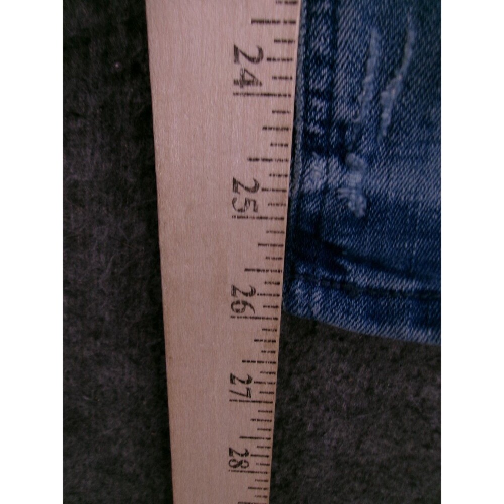 Old Navy Rockstar Jeans Women 2 Blue High Rise Super Skinny Light Wash - Picture 6 of 13